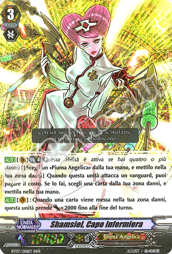 BT07-IT008 Shamsiel, Capo Infermiera tripla rara foil (IT) -NEAR MINT-