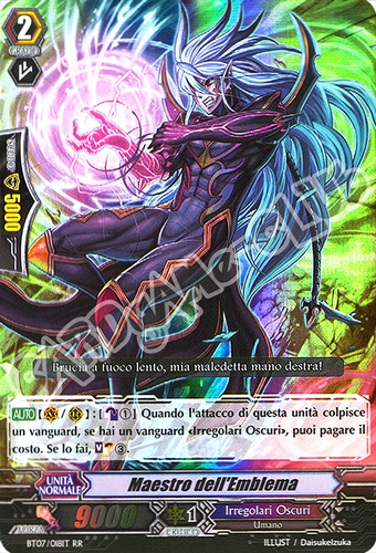 BT07-IT018 Maestro dell'Emblema doppia rara foil (IT) -NEAR MINT-