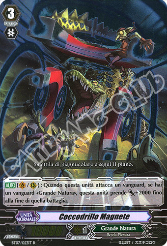 BT07-IT023 Coccodrillo Magnete rara foil (IT) -NEAR MINT-