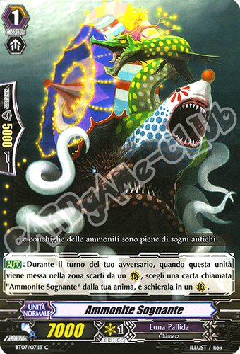 BT07-IT071 Ammonite Sognante comune normale (IT) -NEAR MINT-