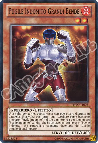 PRIO-IT008 Pugile Indomito Grandi Bende comune Unlimited (IT) -NEAR MINT-
