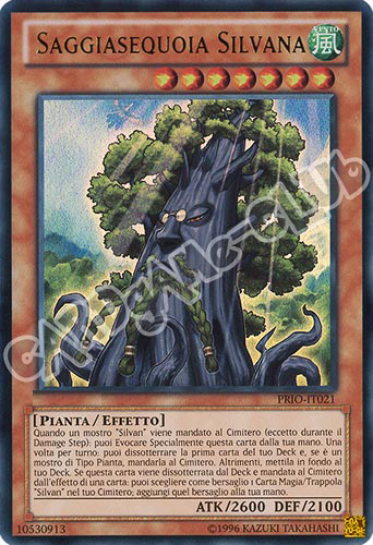 PRIO-IT021 Saggiasequoia Silvana ultra rara Unlimited (IT) -NEAR MINT-