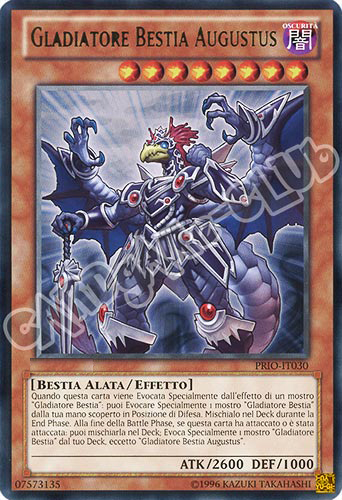 PRIO-IT030 Gladiatore Bestia Augustus rara Unlimited (IT) -NEAR MINT-