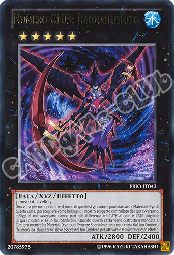 PRIO-IT043 Numero C103: Ragnainfinito rara Unlimited (IT) -NEAR MINT-