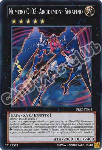 PRIO-IT044 Numero C102: Arcidemone Serafino super rara Unlimited (IT) -NEAR MINT-