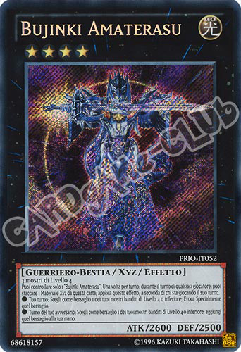 PRIO-IT052 Bujinki Amaterasu rara segreta Unlimited (IT) -NEAR MINT-