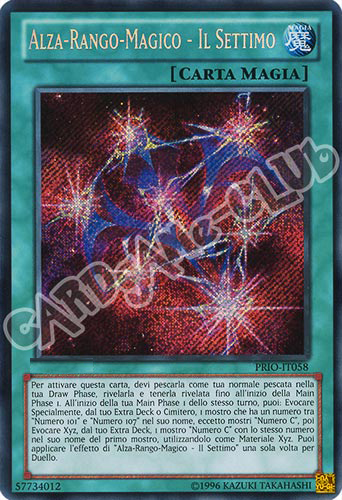 PRIO-IT058 Alza-Rango-Magico - Il Settimo rara segreta Unlimited (IT) -NEAR MINT-