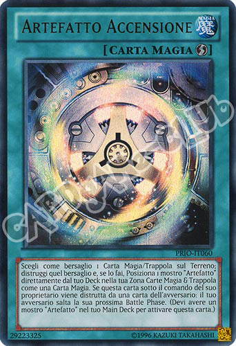 PRIO-IT060 Artefatto Accensione ultra rara Unlimited (IT) -NEAR MINT-