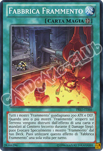 PRIO-IT066 Fabbrica Frammento comune Unlimited (IT) -NEAR MINT-