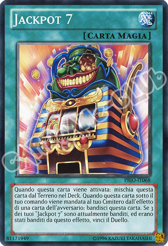 PRIO-IT068 Jackpot 7 comune Unlimited (IT) -NEAR MINT-