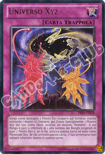 PRIO-IT078 Universo Xyz rara Unlimited (IT) -NEAR MINT-