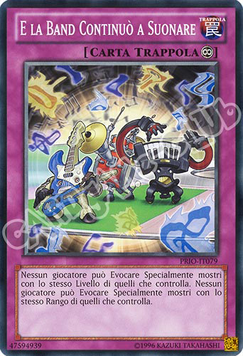 PRIO-IT079 E la Band Continuo' a Suonare comune Unlimited (IT) -NEAR MINT-