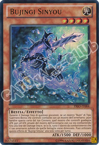 PRIO-IT084 Bujingi Sinyou ultra rara Unlimited (IT) -NEAR MINT-