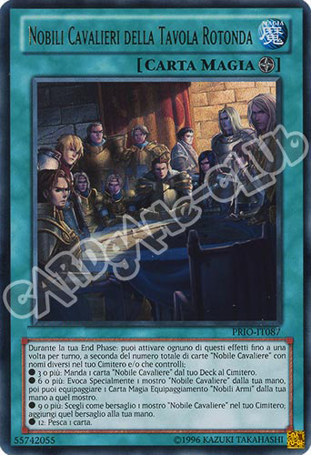 PRIO-IT087 Nobili Cavalieri della Tavola Rotonda ultra rara Unlimited (IT) -NEAR MINT-