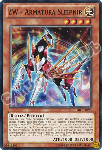 PRIO-IT096 ZW - Armatura Sleipnir comune Unlimited (IT) -NEAR MINT-