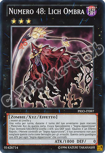 PRIO-IT097 Numero 48: Lich Ombra comune Unlimited (IT) -NEAR MINT-