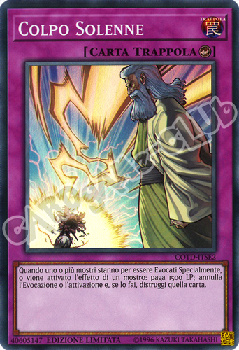 COTD-ITSE2 Colpo Solenne super rara Edizione Limitata (IT) -NEAR MINT-