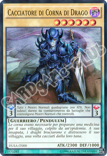 DUEA-IT000 Cacciatore di Corna di Drago super rara unlimited (IT) -NEAR MINT-