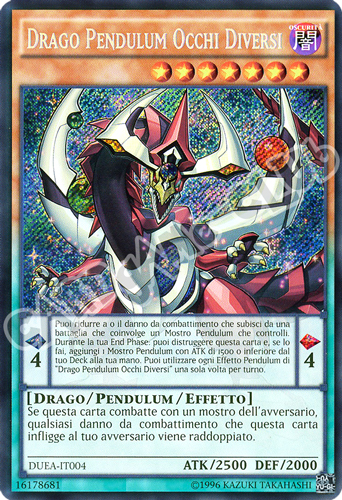 DUEA-IT004 Drago Pendulum Occhi Diversi rara segreta unlimited (IT) -NEAR MINT-