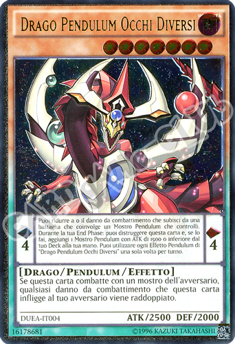 DUEA-IT004 Drago Pendulum Occhi Diversi rara ultimate unlimited (IT) -NEAR MINT-