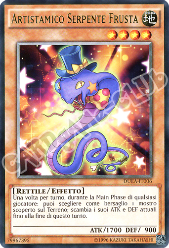 DUEA-IT006 Artistamico Serpente Frusta rara unlimited (IT) -NEAR MINT-