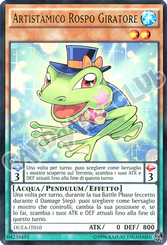 DUEA-IT010 Artistamico Rospo Giratore rara unlimited (IT) -NEAR MINT-
