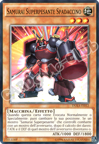 DUEA-IT012 Samurai Superpesante Spadaccino comune unlimited (IT) -NEAR MINT-