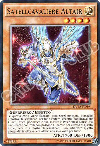 DUEA-IT019 Satellcavaliere Altair rara unlimited (IT) -NEAR MINT-