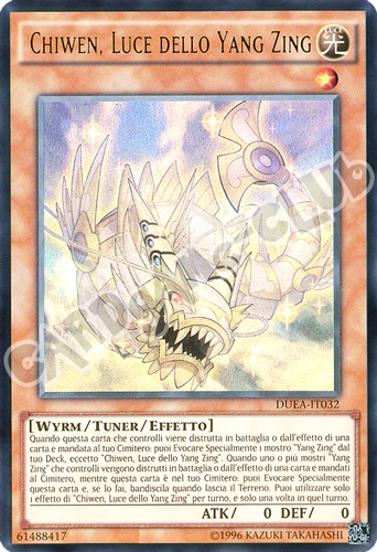 DUEA-IT032 Chiwen, Luce dello Yang Zing ultra rara unlimited (IT) -NEAR MINT-