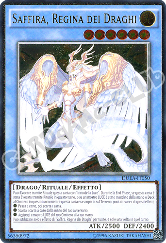 DUEA-IT050 Saffira, Regina dei Draghi rara ultimate unlimited (IT) -NEAR MINT-