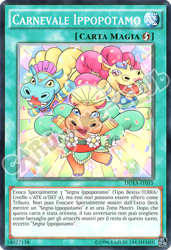 DUEA-IT055 Carnevale Ippopotamo comune unlimited (IT) -NEAR MINT-