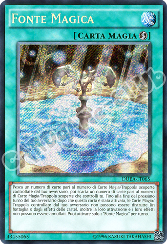 DUEA-IT065 Fonte Magica rara segreta unlimited (IT) -NEAR MINT-