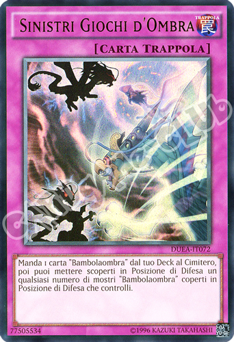 DUEA-IT072 Sinistri Giochi D'Ombra ultra rara unlimited (IT) -NEAR MINT-