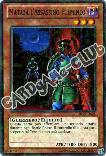 BP02-IT025 Mataza l'Assassino Fulmineo comune mosaico unlimited (IT)