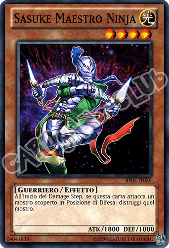 BP02-IT029 Sasuke Maestro Ninja comune unlimited (IT)
