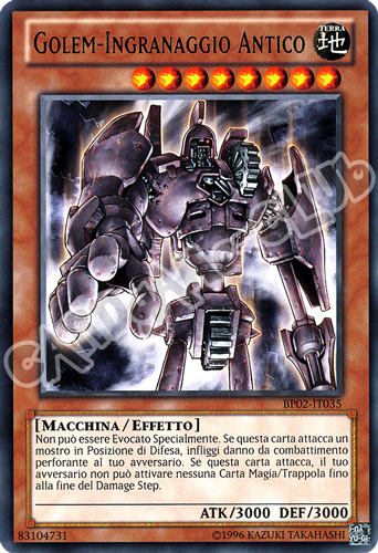 BP02-IT035 Golem-Ingranaggio Antico rara unlimited (IT)