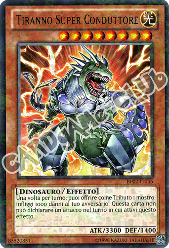 BP02-IT046 Tiranno Super Conduttore rara mosaico unlimited (IT)