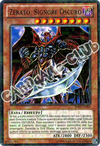 BP02-IT060 Zerato, Signore Oscuro rara mosaico unlimited (IT)