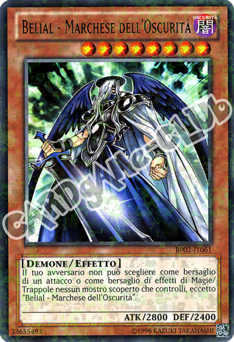 BP02-IT061 Belial - Marchese dell'Oscurita' rara mosaico unlimited (IT)