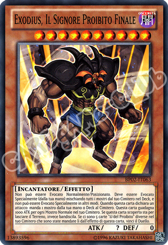 BP02-IT063 Exodius, il Signore Proibito Finale comune unlimited (IT)