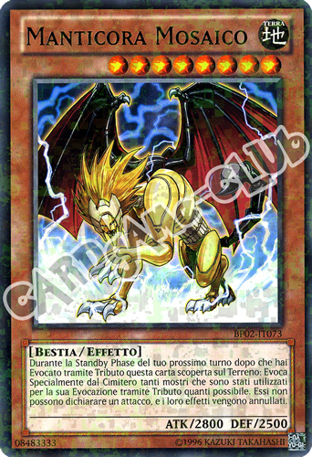 BP02-IT073 Manticora Mosaico rara mosaico unlimited (IT)