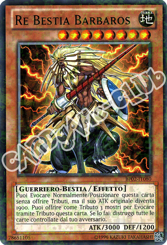 BP02-IT080 Re Bestia Barbaros rara mosaico unlimited (IT)
