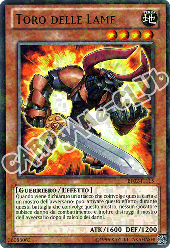 BP02-IT115 Toro delle Lame rara mosaico unlimited (IT)