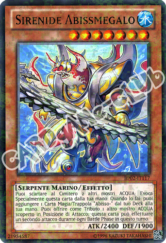 BP02-IT117 Sirenide Abissmegalo rara mosaico unlimited (IT)