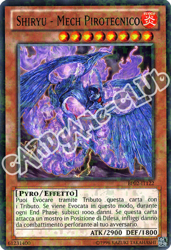 BP02-IT122 Shiryu-Mech Pirotecnico rara mosaico unlimited (IT)