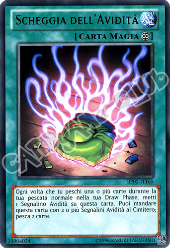 BP02-IT165 Scheggia dell'Avidita' rara unlimited (IT)