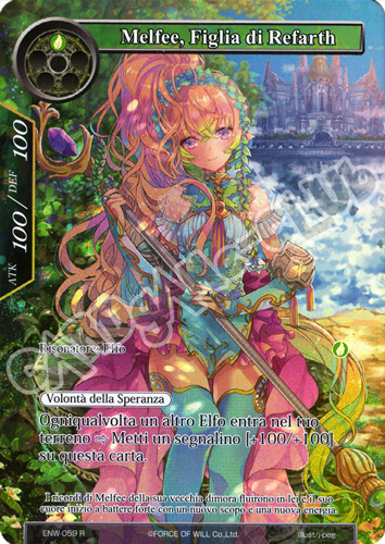 ENW1-IT059 Melfee, Figlia di Refarth rara parallel (IT) -NEAR MINT-