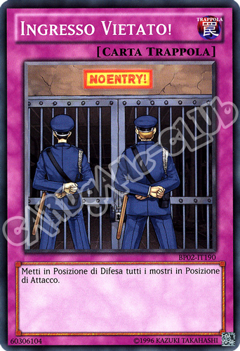 BP02-IT190 Ingresso Vietato! comune unlimited (IT)