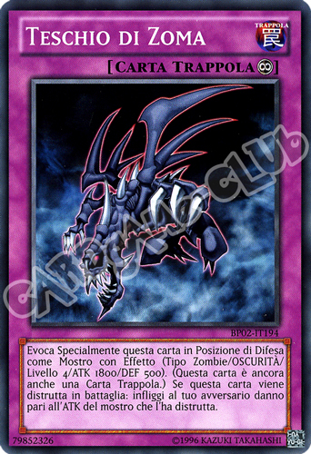 BP02-IT194 Teschio di Zoma comune unlimited (IT)