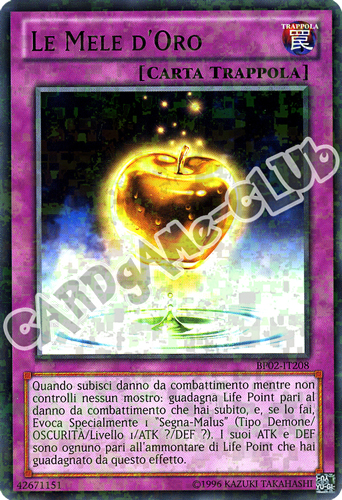 BP02-IT208 Le Mele d'Oro rara mosaico unlimited (IT)